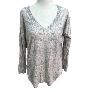 𝅺joie Animal Print Long Sleeve Sweater Lightweight Size S